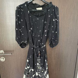 designer Blumarine silk dress